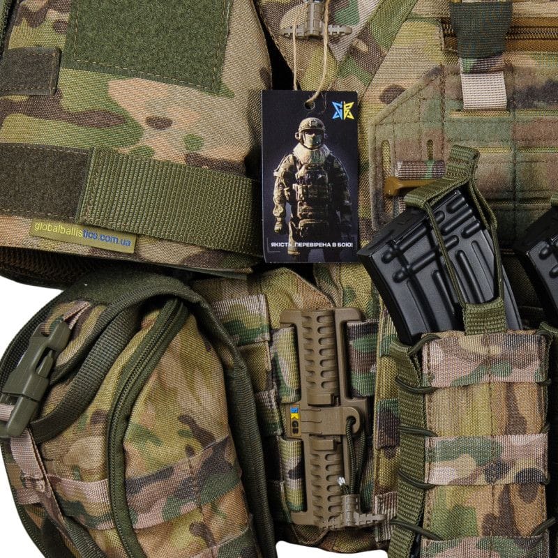 Бронежилет Warmor Gen 3 Max Multicam: захист 360 + плити 6 класу ДСТУ - Зображення 11