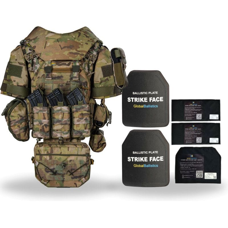Бронежилет Warmor Gen 3 Max Multicam: захист 360 + плити 6 класу ДСТУ