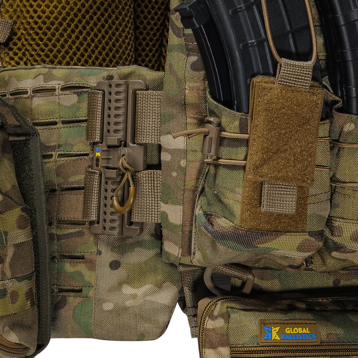 Бронежилет Warmor Gen.5 Pro MAX 6 клас із захистом шиї, плечей, боків і паху (1 клас ДСТУ), Мультикам - Зображення 18