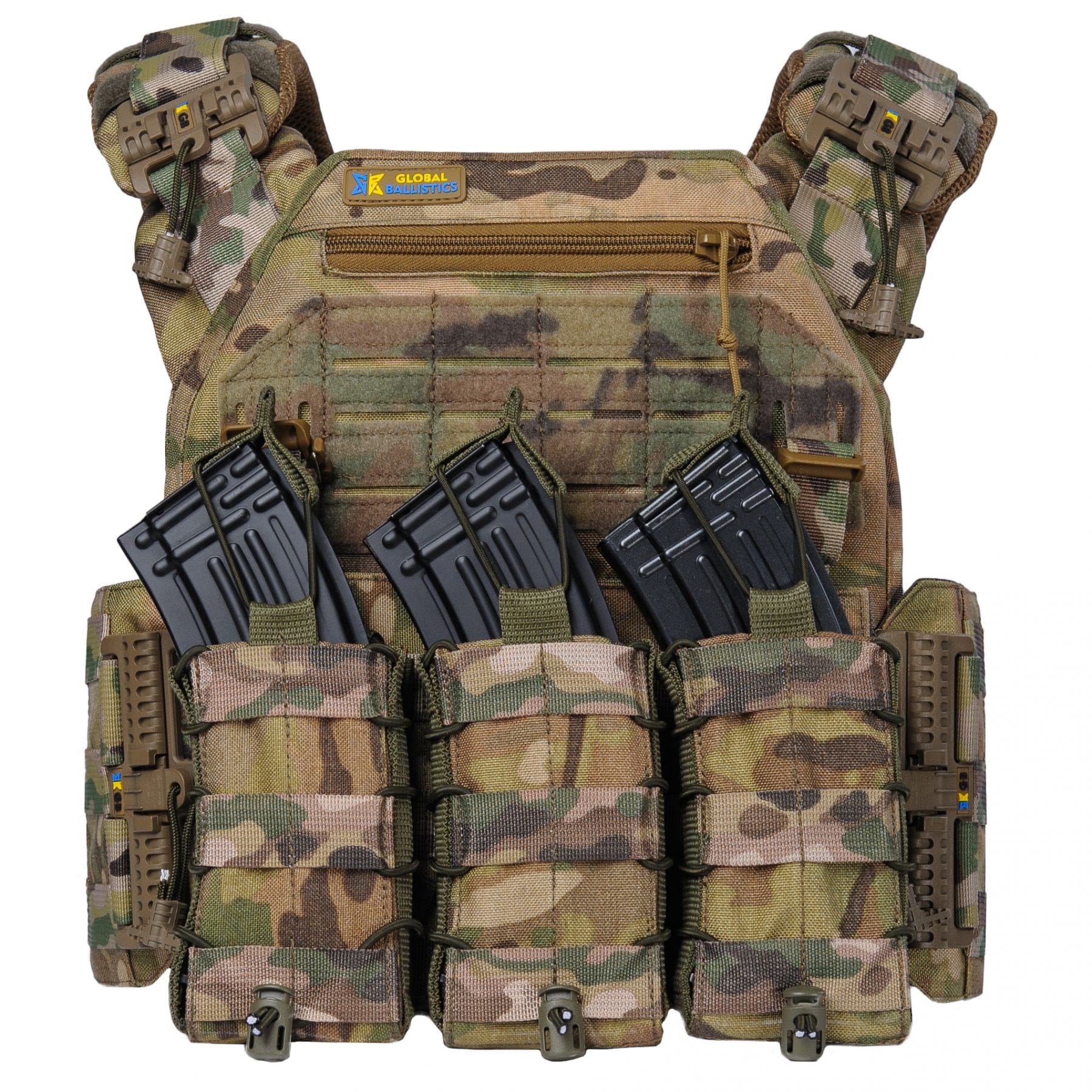 Плитоноска Warmor Gen 3 Pro Мультікам з підсумками для АК - Зображення 2