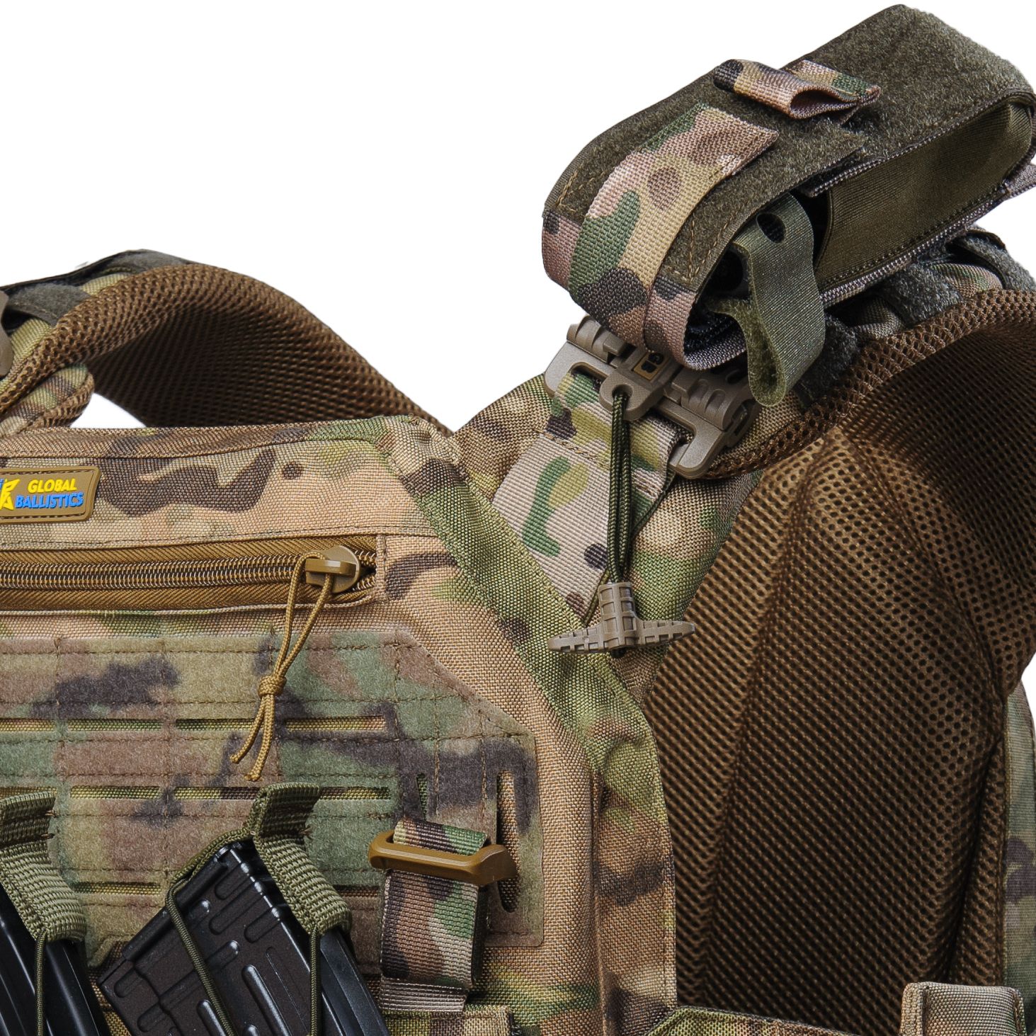 Плитоноска під плити XL Warmor Gen 3 Мах Pro МУЛЬТИКАМ + 9 підсумків - Зображення 5